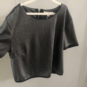Metallic crop top